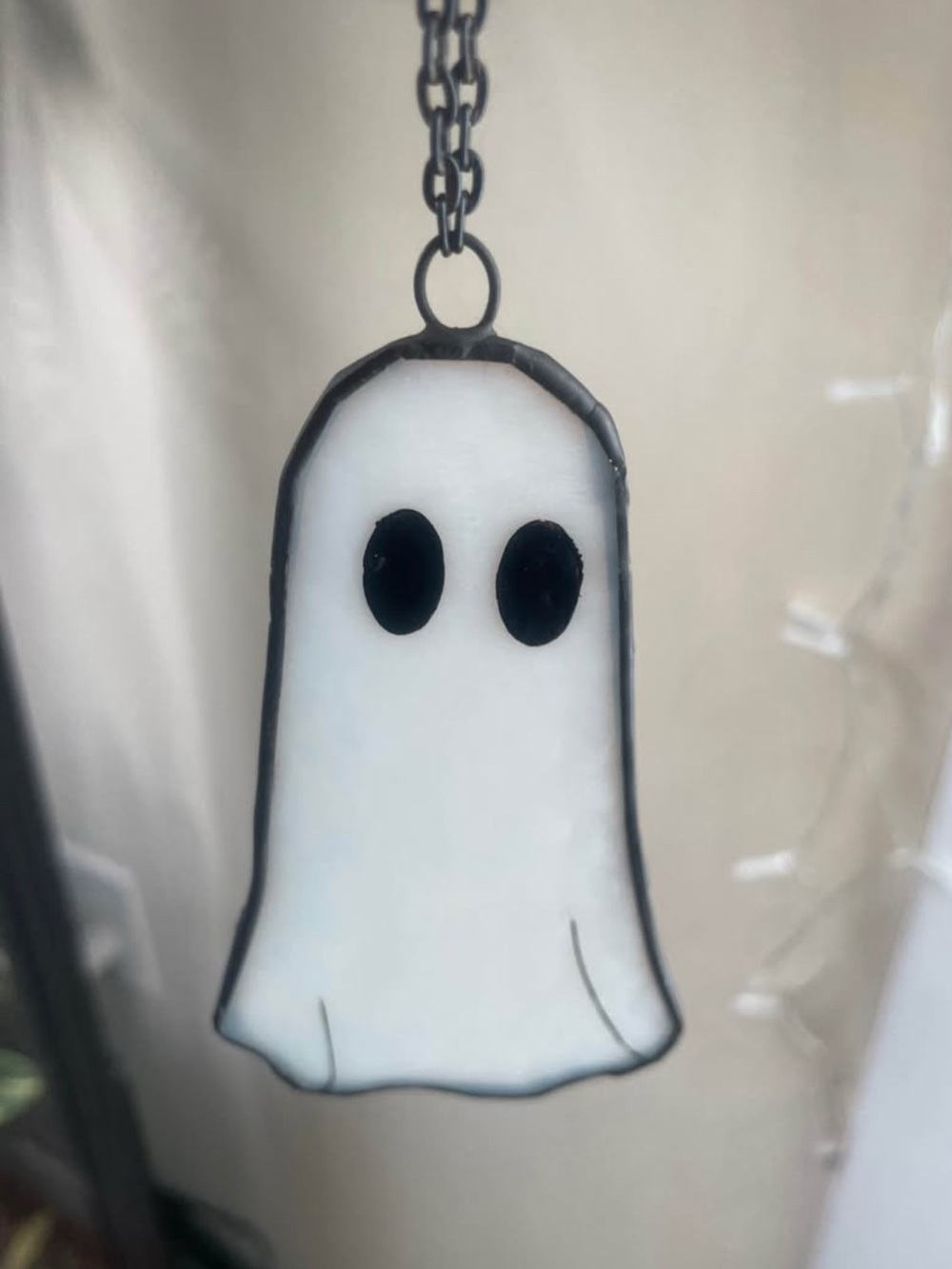 Stained glass ghost